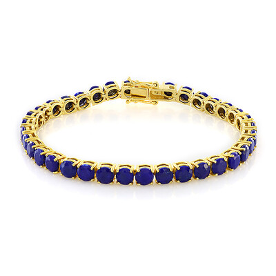 Zilveren armband met lapis lazulistenen