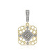 Gouden hanger met een I2 (I) Diamant (Ornaments by de Melo)