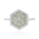 Zilveren ring met een witte topaas (MONOSONO COLLECTION)