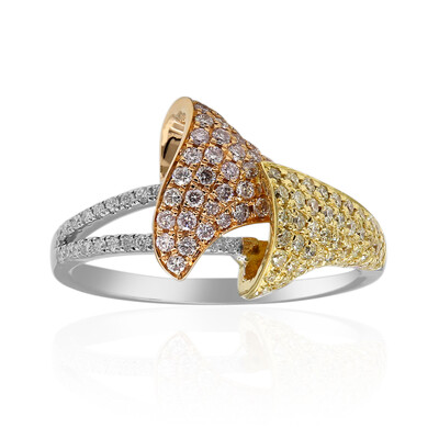 Gouden ring met SI2 (H) Diamanten (CIRARI)