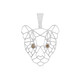 Gouden hanger met I2 Champagne Diamanten (Ornaments by de Melo)