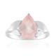 Zilveren ring met een rozen kwarts