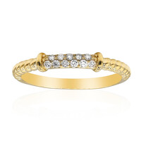 Gouden ring met I1 (H) Diamanten (CIRARI)