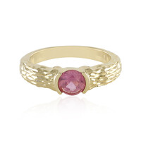 Zilveren ring met een Madagaskar Roze Saffier