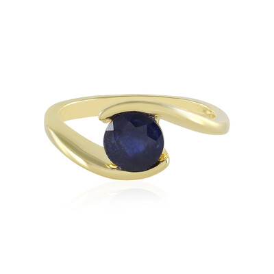 Zilveren ring met een Madagaskar Blauwe Saffier