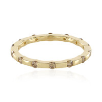 Gouden ring met I2 Champagne Diamanten (de Melo)