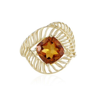 Gouden ring met een Madeira citrien (Ornaments by de Melo)