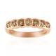 Gouden ring met SI1 Argyle Rose De France Diamanten (Annette)