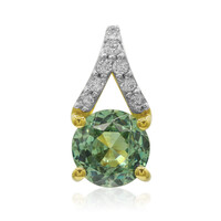 Gouden hanger met een Madagaskar Demantoid (John Ferry)