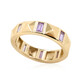 Gouden ring met Onverhitte Purper Saffieren