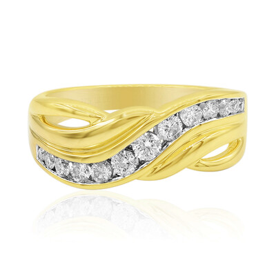 Gouden ring met een Diamant SI1 (G) (Annette)