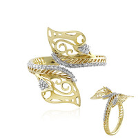 Gouden ring met I1 (I) Diamanten (Ornaments by de Melo)