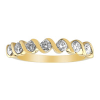 Gouden ring met Diamanten SI1 (G)