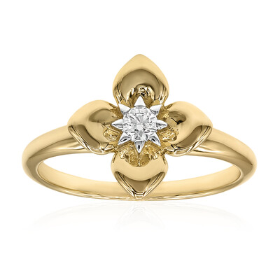 Gouden ring met een Diamant SI1 (G) (Annette)