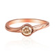 Gouden ring met een VS1 Argyle-Rose de France-Diamant (Annette)