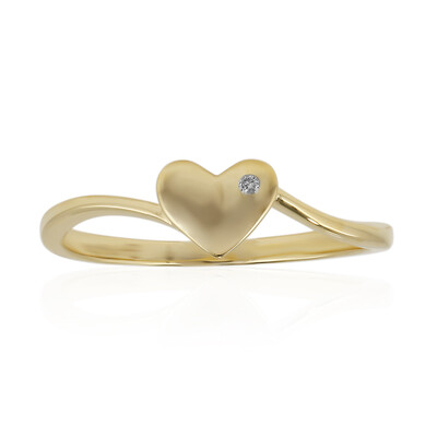 Gouden ring met een Diamant SI1 (G) (Annette)