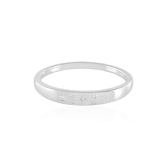 Zilveren ring met een I2 (I) Diamant