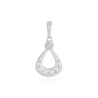 Zilveren hanger met een I2 (I) Diamant