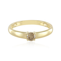 Gouden ring met een I3 Champagne Diamant