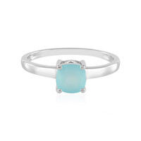 Zilveren ring met een Aqua Chalcedoon