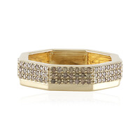 Gouden ring met I3 Champagne Diamanten (de Melo)