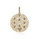 Gouden hanger met I2 Champagne Diamanten (Ornaments by de Melo)