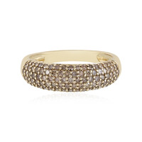 Gouden ring met I2 Champagne Diamanten (de Melo)