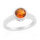 Zilveren ring met een Madeira citrien (MONOSONO COLLECTION)