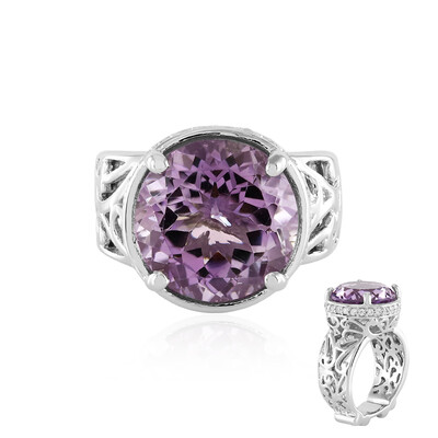 Zilveren ring met een lavendel amethist (Dallas Prince Designs)