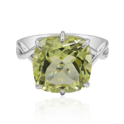 Zilveren ring met een Ouro Verde kwarts (Tenner Diniz)