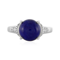 Zilveren ring met een lapis lazuli