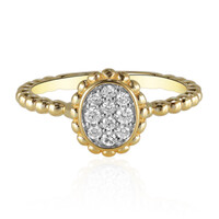 Gouden ring met Diamanten SI1 (G)