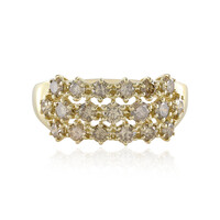 Gouden ring met I2 Champagne Diamanten (de Melo)