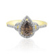 Gouden ring met een SI1 Argyle Cognac Diamant (Mark Tremonti)