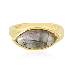 Zilveren ring met een Gouden Minary Labradoriet (KM by Juwelo)