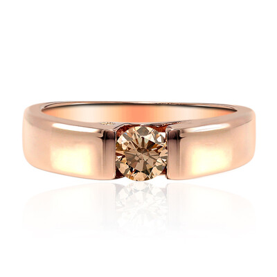 Gouden ring met een VS1 Argyle-Rose de France-Diamant (Annette)