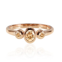 Gouden ring met een VS1 Argyle-Rose de France-Diamant