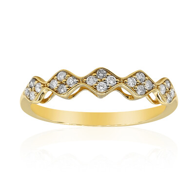 Gouden ring met I1 (H) Diamanten (CIRARI)