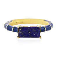 Zilveren ring met een lapis lazuli