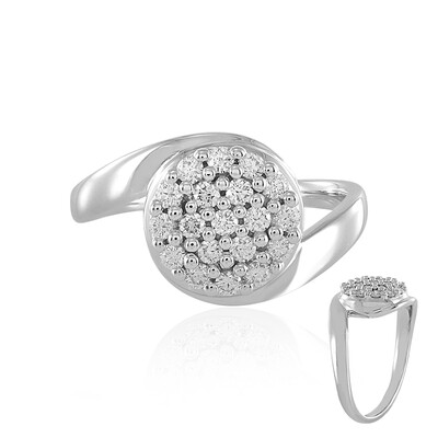 Gouden ring met Loepzuivere (F) Diamanten (LUCENT DIAMONDS)