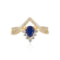 Zilveren ring met een Koningsblauwe Spinel