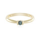 Gouden ring met een I1 Blauwe Diamant