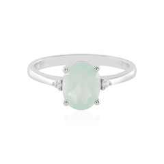 Zilveren ring met een Aqua Chalcedoon