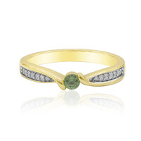 Gouden ring met een Madagaskar Demantoid (John Ferry)