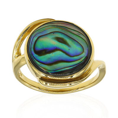 Zilveren ring met een Abalone schelp (Art of Nature)