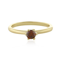 Zilveren ring met een I3 Cognac Diamant