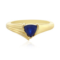 Zilveren ring met een Madagaskar Blauwe Saffier (SAELOCANA)