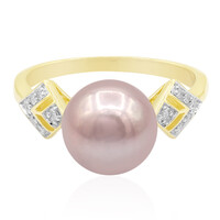 Gouden ring met een Royal Pink Ming Parel (TPC)