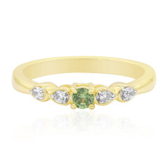 Gouden ring met een Madagaskar Demantoid