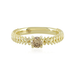 Gouden ring met een I2 Champagne Diamant (Ornaments by de Melo)